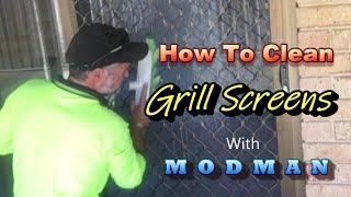 MODMAN How to clean Grill Screens