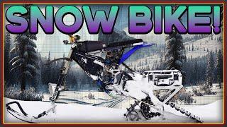 Electric Snow Bike! - Powered by Lightning Rods and High Voltage