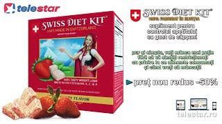 Swiss Diet Kit - supliment pentru controlul apetitului cu gust de capsuni