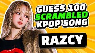 GUESS 100 SCRAMBLED POPULAR KPOP SONGS 2024 | KPOP QUIZ