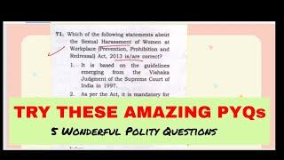 I Found AMAZING POLITY QUESTIONS For UPSC CSE 2025 : PYQ RESEARCH PROGRAM  DAY 17