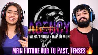 Agency - Rap Demon | Talha Anjum | Prod. by UMAIR (Official Lyric Video) Reaction | The Tenth Staar