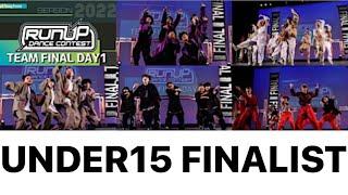 UNDER15 FULL MOVIE ”RUNUP DANCE CONTEST 2022 TEAM FINAL