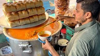 Gujarati Breakfast Kathiyawadi Chole! Famous KATHIAWARI CHOLAY Making. Street Food RAGDA CHANA CHAAT