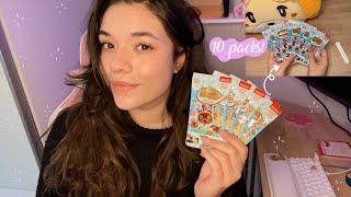 I got SO LUCKY! unboxing 10 packs series 5 amiibo cards | animal crossing