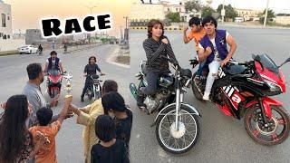 Girl vs Boy Bike Race Challenge  who Win 