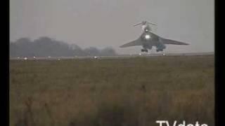 Supersonic Tu-144 - Hard landing