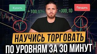 ️УРОВНИ ПОДДЕРЖКИ в трейдинге ОБУЧЕНИЕ с 0 до ПРОФИ за 30 минут!