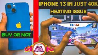 Crazy Deal iPhone 13 at just 39,000 | Unboxing + BGMI test | Amazon Great Indian festival sale 2023