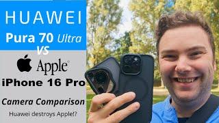 Pura 70 Ultra vs iPhone 16 Pro - Huawei destroys Apple!?