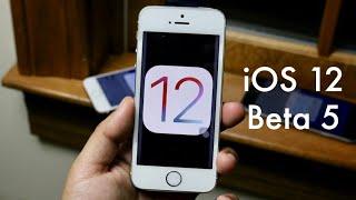 iOS 12 BETA 5 On iPHONE 5S! (Review)