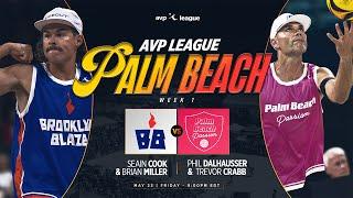 AVP LEAGUE WEEK 1 - Palm Beach, FL | Palm Beach Passion vs Brooklyn Blaze – Men’s Match