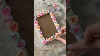 DIY Heart Picture Frame  #valentinesday #diy