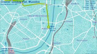 Zwift Route on OpenStreetMap: Greater London Flat @London