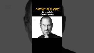 짧은 영어명언 | 스티브잡스의 인생명언_4  #명언시리즈