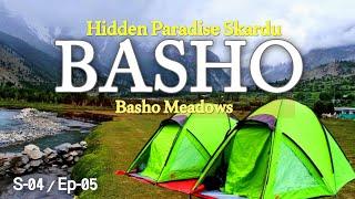 Basho Valley Skardu | Camping in Basho Meadows | Bike Tour | Most Dangerous Road | Ep.5