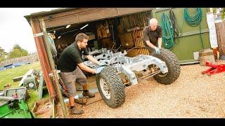 ROLLING CHASSIS BUILD – DAY 2 – LAND ROVER SERIES III GALVANISED CHASSIS SWAP AND UPGRADES – LRM