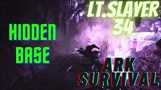 I Built in the most hidden base location on crystal isles!!! Ark Survival Evolved!!!!!