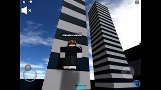 Climbing on wall like spider man on Roblox