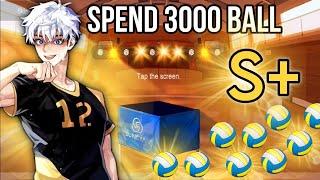 Who’s I Get?? Spend 3000 Ball | Recruiting Player Rank S+ | The Spike Volleyball Story