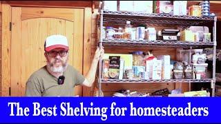 The best portable shelving for Homesteading and prepping!