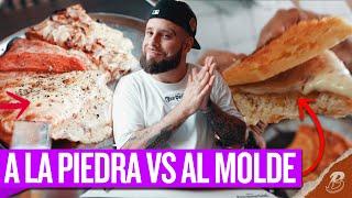 PIZZAS : A LA PIEDRA VS AL MOLDE con mi madre