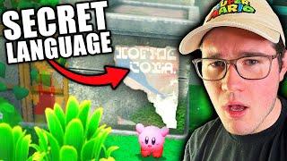 I Discovered Kirby’s HIDDEN Language! (100+ Easter Eggs)