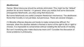 Moral error theory... Now what?