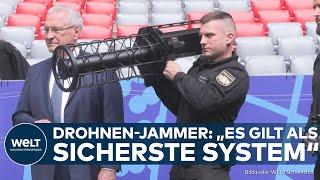 DEUTSCHLAND: Polizei testet Drohnenabwehrgerät, um EM-Stadien vor Terrorangriffen zu schützen