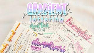 Cara Membuat Gradasi Lettering