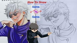 Anime Drawing Tutorial For Beginners || Outline Drawing Tutorial step by step.