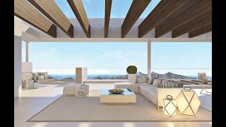 Pool Area Luxury Penthouse For Sale in Marbella