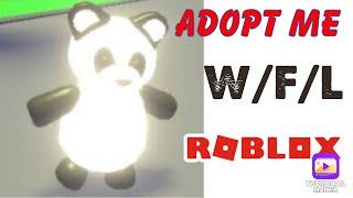 Trading Neon Panda W/F/L, Adopt Me (Roblox)