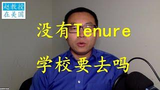 没有终生教职(Tenure)的学校要去吗？Tenure和Non-Tenure学校的区别？