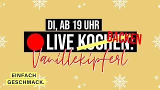 In der Weihnachtsbäckerei...  |  BACKE LIVE #mitmir #10 | einfachgeschmack