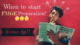 When to start FMGE/MCI preparation? | My HONEST opinion.