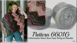 Colorissimo Short Row Poncho