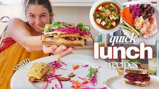 Quick Lunch Recipes to elevate your life!  (healthy, vegan, simple)