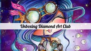 Unboxing SteamPunk Mermaid from Diamond Art Club DAC Diamond Painting