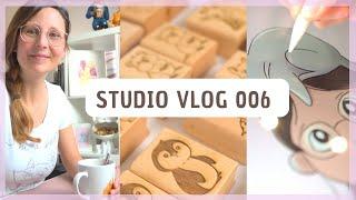 neue Holz-Memories, viele Stempel und ein neues Motiv, Aquarell-Karten, Profilbild -  StudioVlog 006