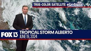 Tropical Storm Alberto forms