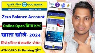 Uco bank online saving account opening online 2024 | Uco bank online saving account opening