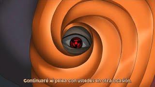 Tobi deja de actuar como tonto al enterarse de la Muerte de Itachi