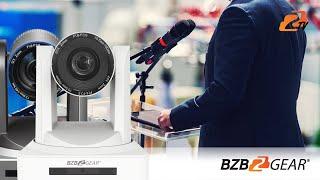 Superb BZBGEAR PTZ Cameras Up to 30x Zoom for Live Streaming over IP, HDMI, or SDI with PoE