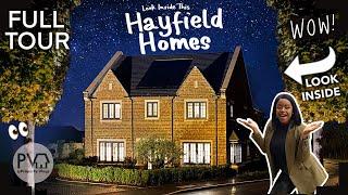 WOW  HOME TOUR at NIGHT of this SPECTACULAR 5 Bed New Build by Hayfield | Inside  #housetour