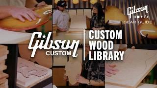 "Best" Guitar Tops at Gibson Custom Wood Library -  Gibson Custom Shop Tour