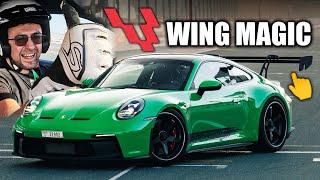 IT WORKS! Our New Porsche 992 GT3 Wing!