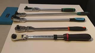 Bahco Heavy Duty Flex Head Ratchet. Ft Hazet, Stahlwille, Facom and Kamasa