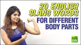 Learn English Slang Words & Phrases for Different Body Parts | Informal English Speaking Practice