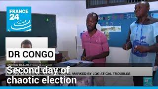 DR Congo enters second day of chaotic election • FRANCE 24 English